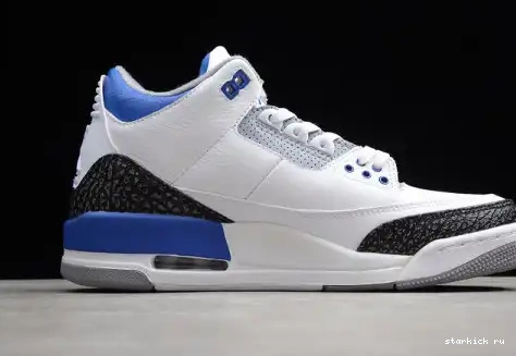 CT8532-145 RETRO CT8532-145 WHITE BLUE AIR 3 JORDAN 0602